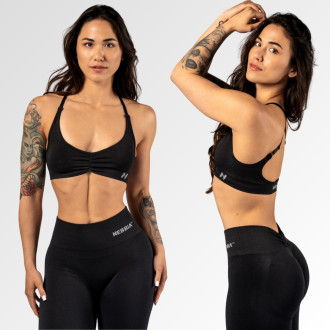 NEBBIA - Športová podprsenka so strednou podporou TOTALLY SEAMLESS 305 (black)