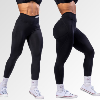 NEBBIA - Tvarujúce legíny so šnurovaním OWN YOUR POWER 426 (black)
