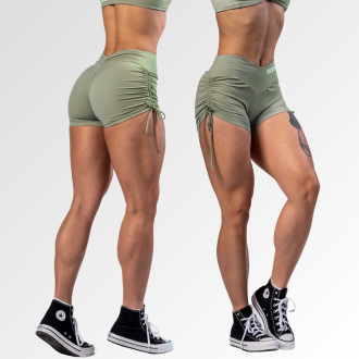 NEBBIA  - Push-up šortky so šnurovaním OWN YOUR POWER 429 (light green)