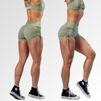 NEBBIA  - Push-up šortky so šnurovaním OWN YOUR POWER 429 (light green)