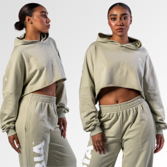 NEBBIA  - Oversized mikina s kapucňou OWN YOUR POWER 433 (light green)
