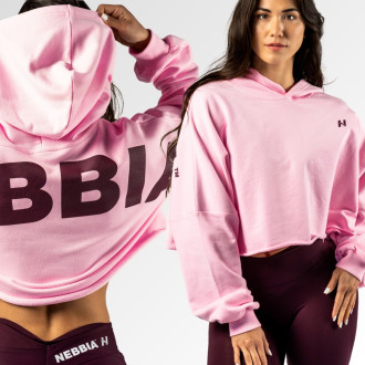 NEBBIA  - Oversized mikina s kapucňou OWN YOUR POWER 433 (pink)