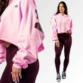 NEBBIA  - Oversized mikina s kapucňou OWN YOUR POWER 433 (pink)