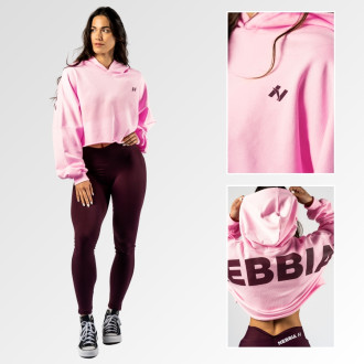 NEBBIA  - Oversized mikina s kapucňou OWN YOUR POWER 433 (pink)