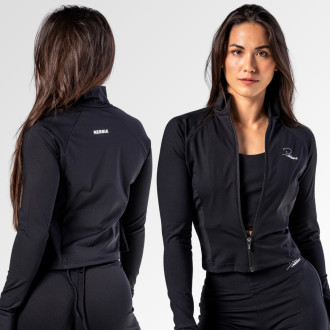 NEBBIA - Deni x NEBBIA Fitness tracktop na zips 314 (black)