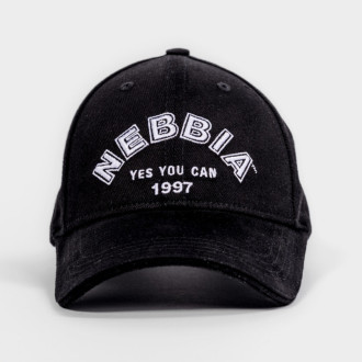 NEBBIA - Športová šiltovka YES YOU CAN 107 (black)