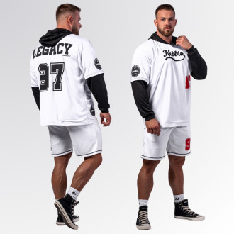 NEBBIA - Tričko s kapucňou PLAY BIG 376 (white)