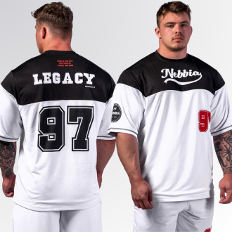NEBBIA - Tričko s krátkym rukávom THE BASE 377 (white)