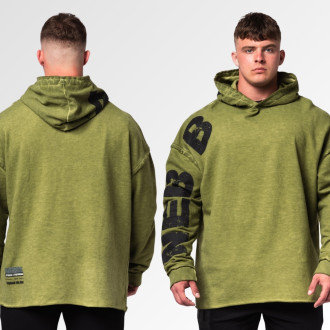 NEBBIA - Pánska oversized mikina NO BS 371 (green)