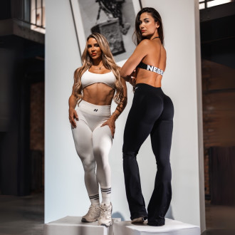 NEBBIA - Bezšvová športová podprsenka FLOW SEAMLESS 495 (cream)
