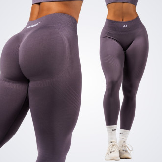 NEBBIA - Tvarujúce bezšvové maximum push-up legíny FLOW SEAMLESS 497 (dark grey)