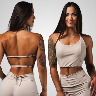 NEBBIA - Športový top Deni 309 (cream)