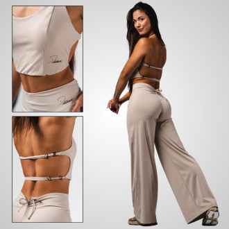 NEBBIA - Športový top Deni 309 (cream)