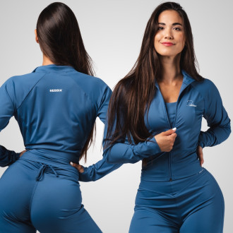 NEBBIA - Dámska fitness mikina Deni 314 (blue)