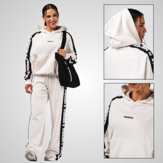 NEBBIA - Dámska fitness mikina OFF-DUTY 489 (cream)