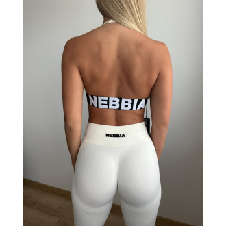 NEBBIA - Tvarujúce bezšvové maximum push-up legíny FLOW SEAMLESS 497 (cream)
