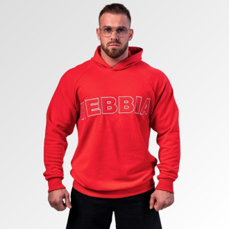 NEBBIA - Pánska mikina s kapucňou LEGACY 704 (red)