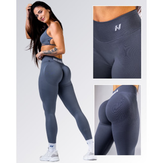 NEBBIA - High-waist push-up legíny POWER 888 (grey)