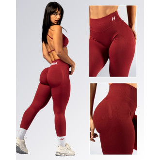 NEBBIA - High-waist push-up legíny POWER 888 (red)