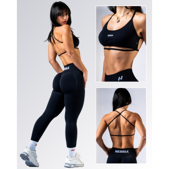 NEBBIA - Open-back športová podprsenka POWER 890 (black)
