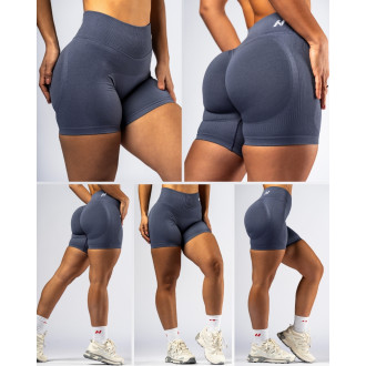 NEBBIA - High-waist push-up šortky POWER 893 (grey)