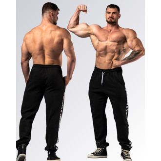 NEBBIA - Pánske fitness tepláky HERO 296 (black)