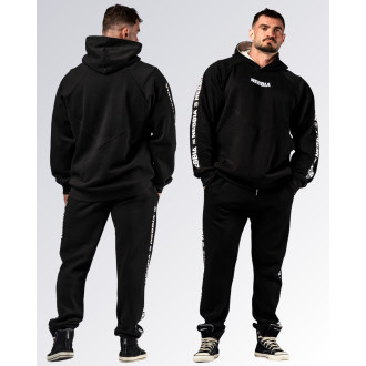 NEBBIA - Pánska fitness mikina HERO 300 (black)