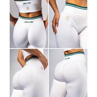 NEBBIA - High-waist flared legíny CLUB D’OR 630 (white)