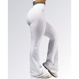 NEBBIA - High-waist flared legíny CLUB D’OR 630 (white)