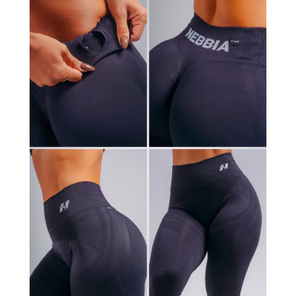 NEBBIA - High-waist extra push-up legíny PRIMAL 850 (BLACK)