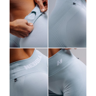NEBBIA - Extra push-up šortky PRIMAL 857 (LIGHT BLUE)