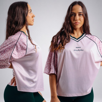 NEBBIA - Oversized tričko 97 PRIMAL 862 (PINK LEOPARD)