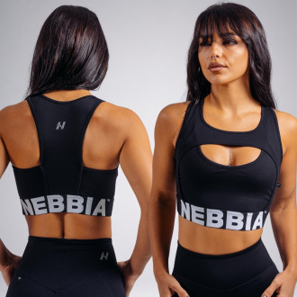 NEBBIA - High support športová podprsenka PRIMAL 864 (BLACK)