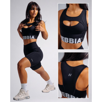 NEBBIA - High support športová podprsenka PRIMAL 864 (BLACK)