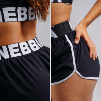 NEBBIA - Ultraľahké tréningové šortky PRIMAL 867 (BLACK)