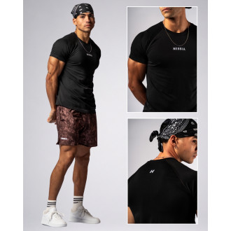NEBBIA - Pánske seamless tričko POWER 900 (BLACK)