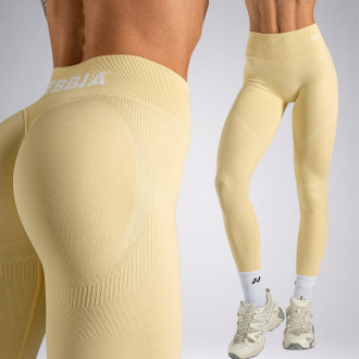NEBBIA - Tvarujúce push-up legíny s vysokým pásom ICE CREAM 888 (yellow)
