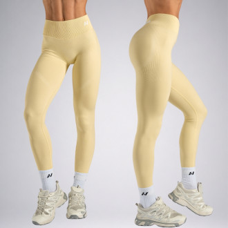 NEBBIA - Tvarujúce push-up legíny s vysokým pásom ICE CREAM 888 (yellow)