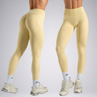 NEBBIA - Tvarujúce push-up legíny s vysokým pásom ICE CREAM 888 (yellow)