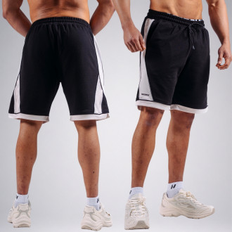 NEBBIA - Pánske tréningové šortky PRIMAL 877 (black)