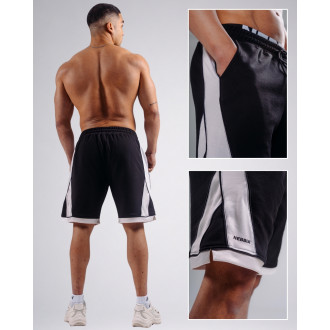 NEBBIA - Pánske tréningové šortky PRIMAL 877 (black)