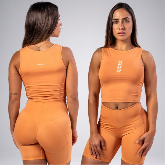 NEBBIA - Crop top tielko CONFIDENCE 476 (orange)