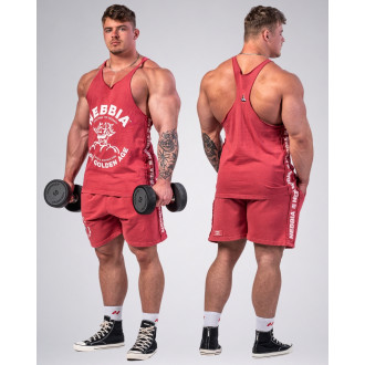 NEBBIA - Pánske fitness tielko 791 (red)