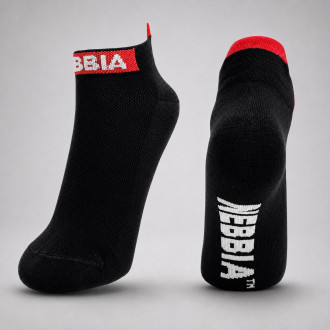 NEBBIA - Ponožky členkové unisex 102 (black)