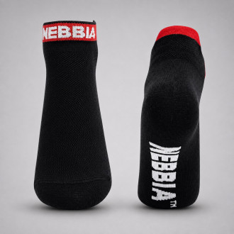 NEBBIA - Ponožky členkové unisex 102 (black)