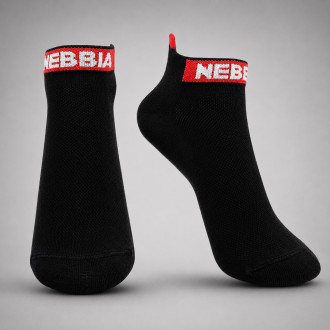 NEBBIA - Ponožky členkové unisex 102 (black)