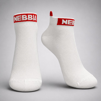 NEBBIA - Ponožky členkové unisex 102 (white)