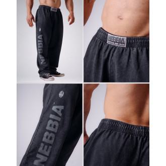 NEBBIA - Pánske tepláky OLYMPIA Pump Cover 954 (black)