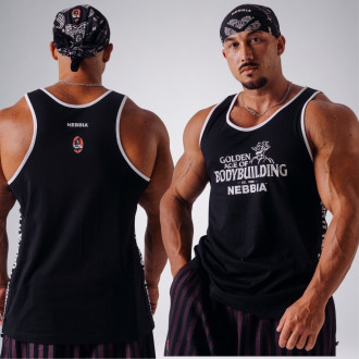 NEBBIA - Pánske tielko Olympia 948 (black)