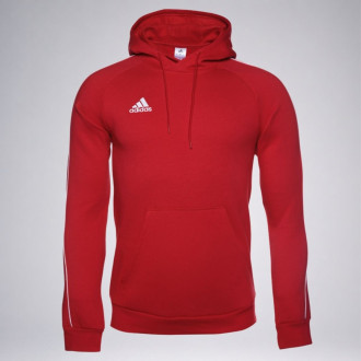 ADIDAS - Pánska mikina s kapucňou CORE 18 (červená) CV3337